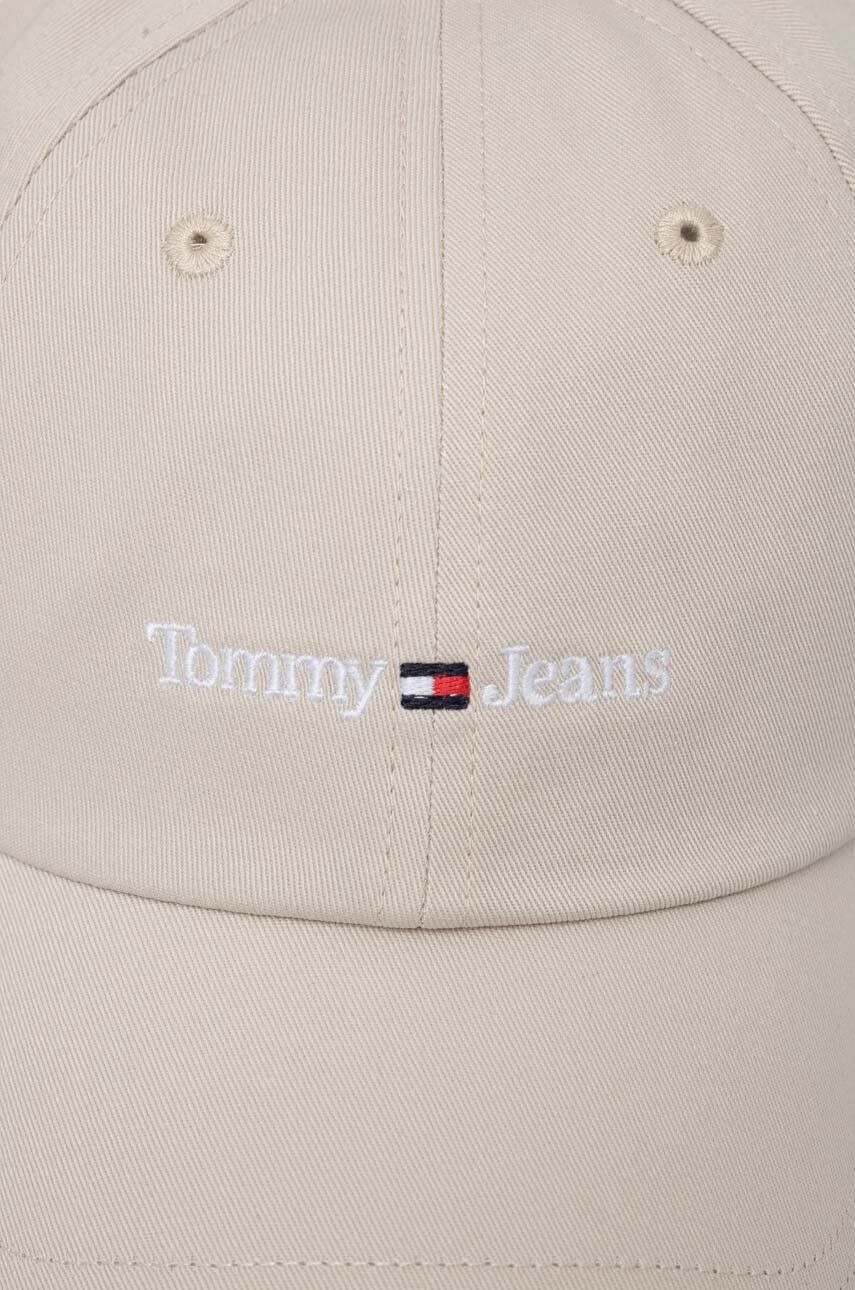 Tommy Jeans Bavlnená šiltovka čierna farba jednofarebná - Pepit.sk