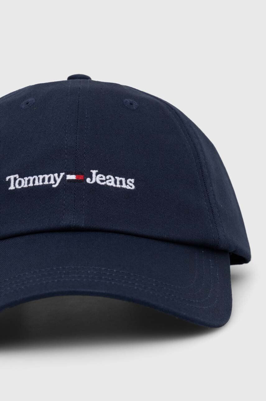 Tommy Jeans Bavlnená šiltovka tmavomodrá farba jednofarebná - Pepit.sk