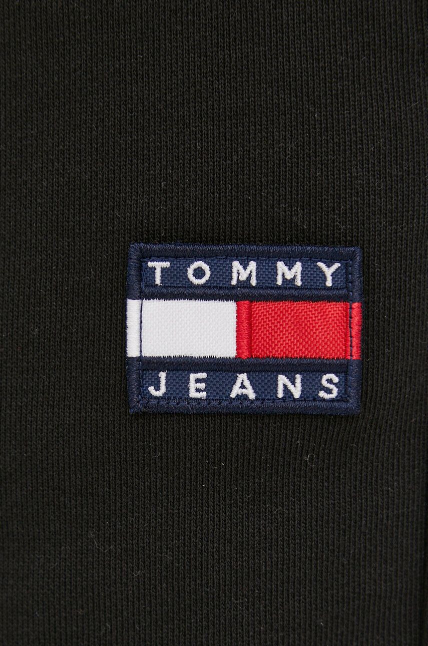 Tommy Jeans Bavlnené šortky dámske ružová farba jednofarebné vysoký pás - Pepit.sk