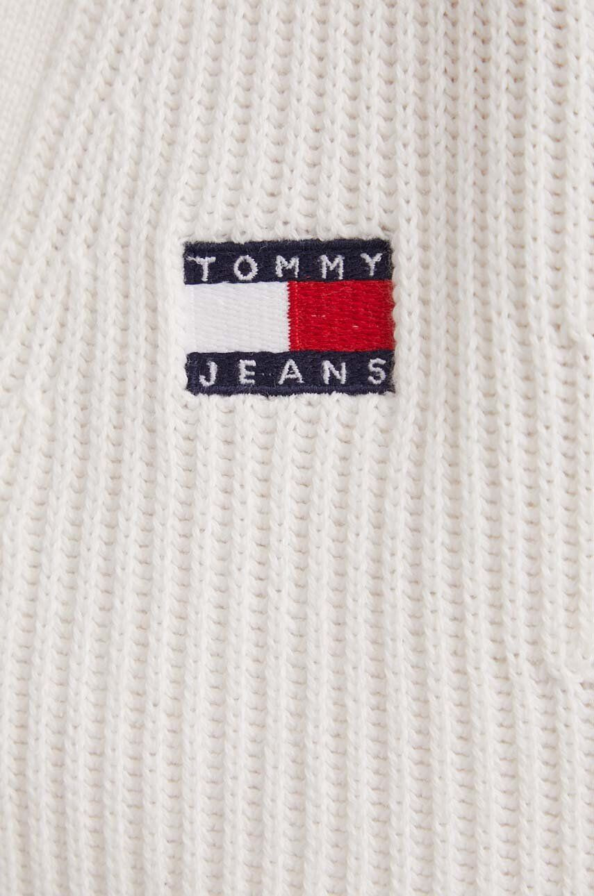 Tommy Jeans Bavlnený kardigán béžová farba - Pepit.sk