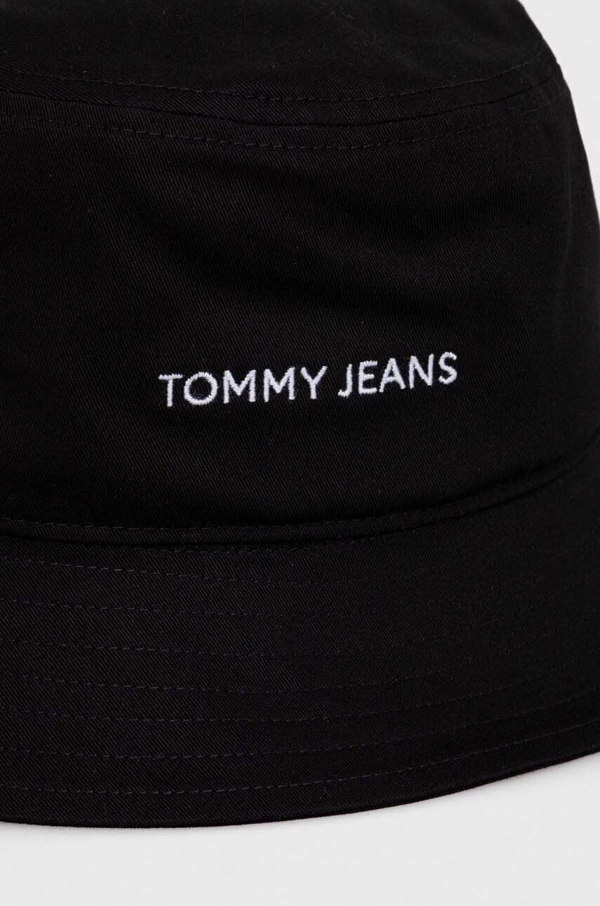 Tommy Jeans Bavlnený klobúk čierna farba bavlnený - Pepit.sk