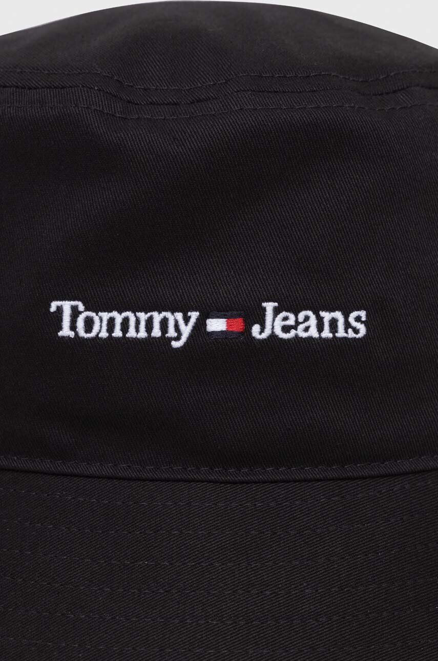 Tommy Jeans Bavlnený klobúk čierna farba bavlnený - Pepit.sk