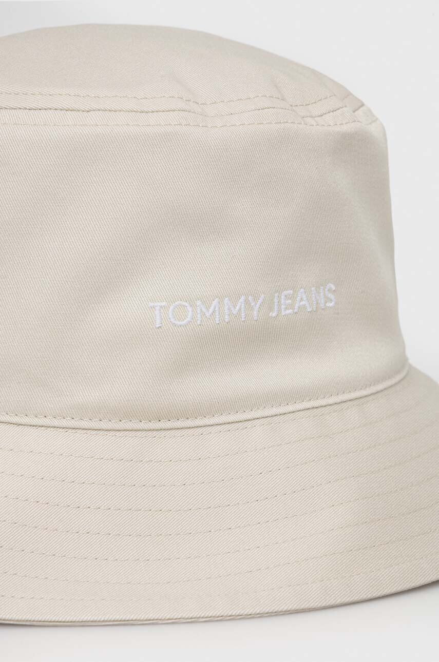 Tommy Jeans Bavlnený klobúk béžová farba bavlnený - Pepit.sk