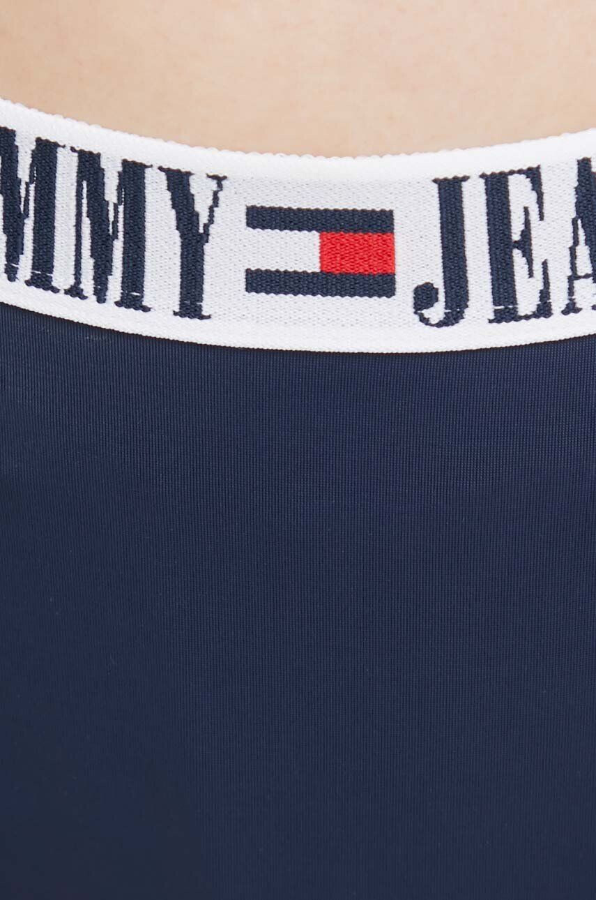 Tommy Jeans Brazílske plavkové nohavičky tmavomodrá farba - Pepit.sk