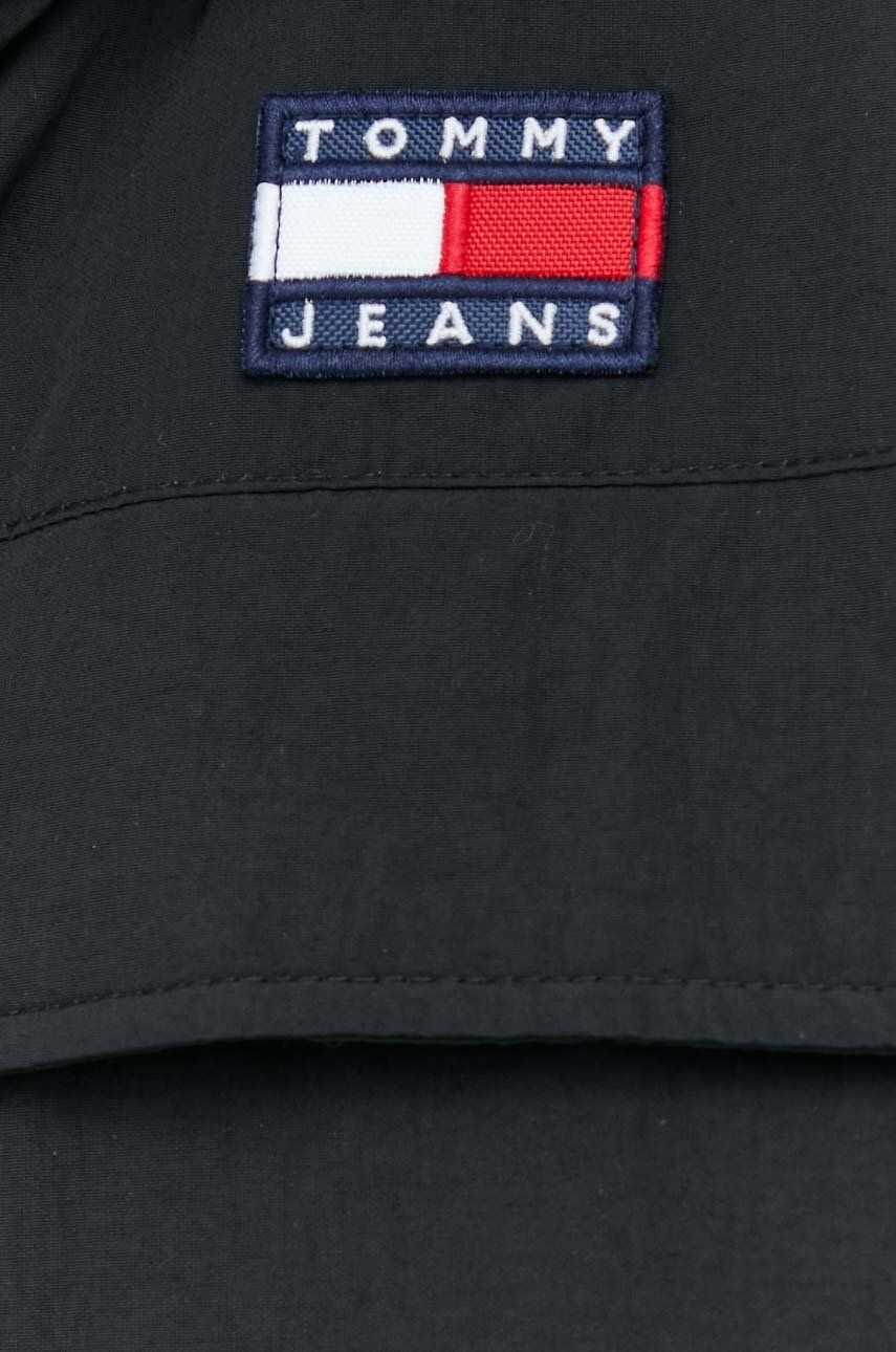 Tommy Jeans Bunda pánska čierna farba zimná - Pepit.sk