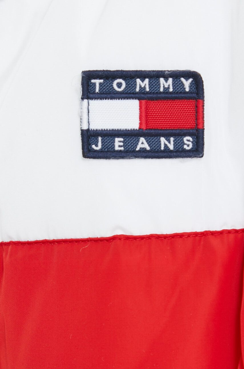 Tommy Jeans Bunda pánska čierna farba prechodná oversize - Pepit.sk