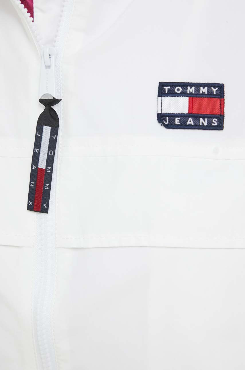 Tommy Jeans Bunda pánska tmavomodrá farba prechodná - Pepit.sk