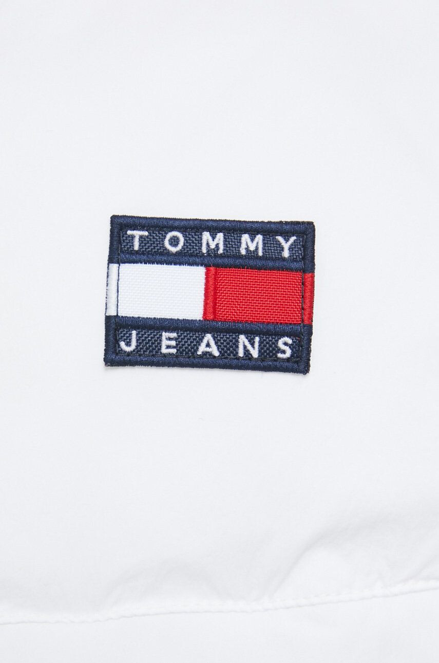 Tommy Jeans Bunda dámska biela farba zimná - Pepit.sk