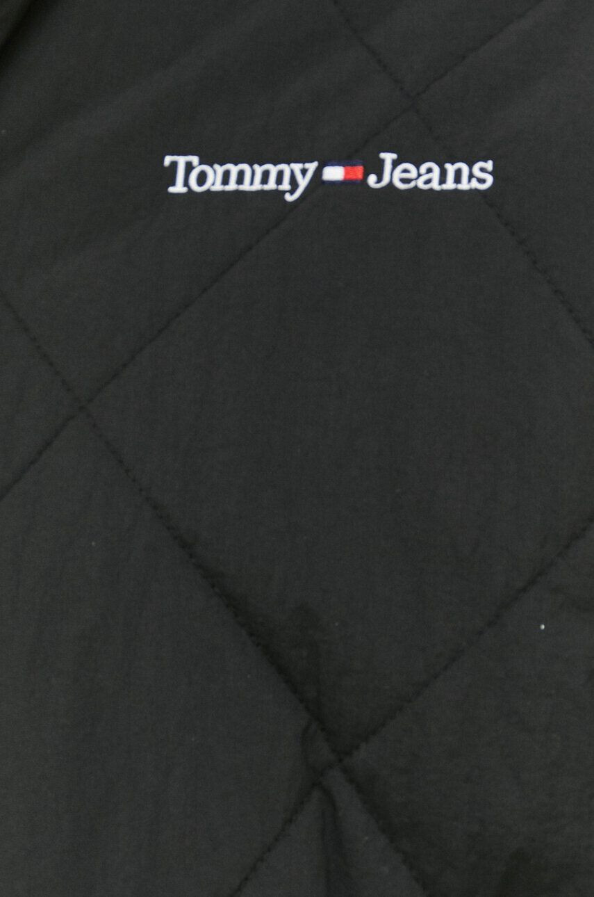 Tommy Jeans Bunda pánska oranžová farba zimná - Pepit.sk