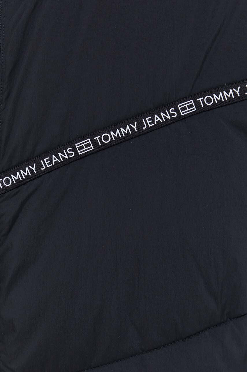 Tommy Jeans Bunda pánska čierna farba zimná - Pepit.sk