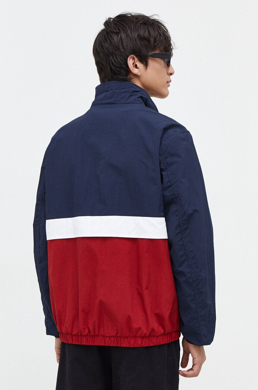 Tommy Jeans Bunda pánska tmavomodrá farba prechodná - Pepit.sk