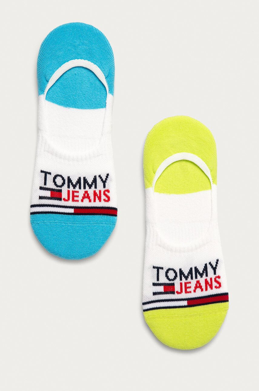 Tommy Jeans Ponožky zelená farba - Pepit.sk