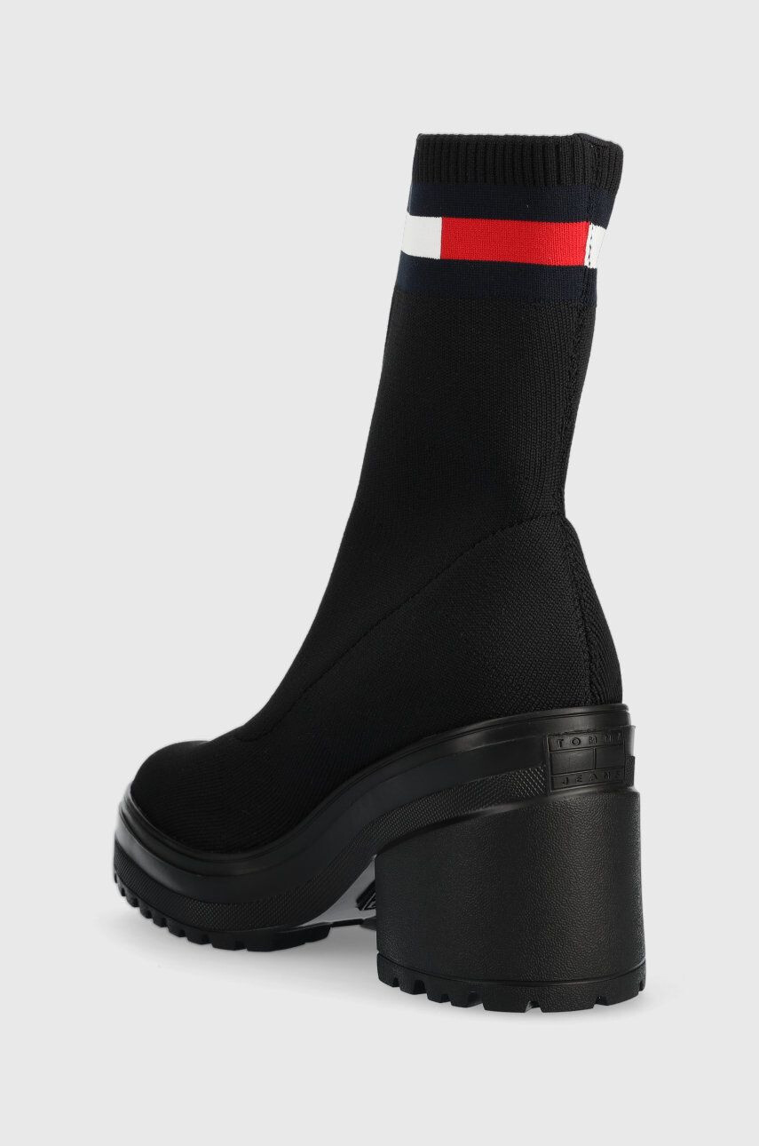 Tommy Jeans Členkové topánky Water Resistent Knitted Boot - Pepit.sk