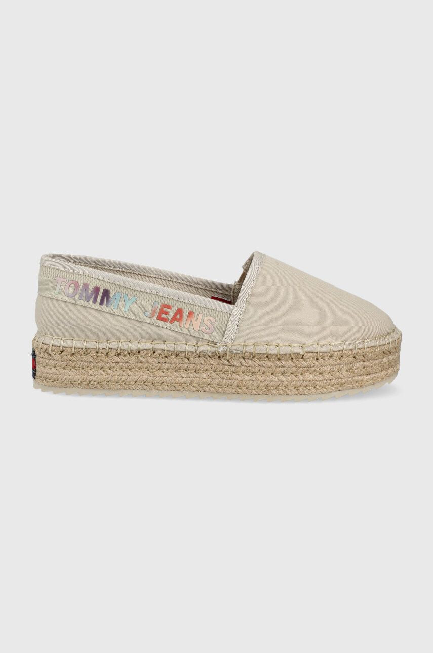 Tommy Jeans Espadrilky tmavomodrá farba - Pepit.sk