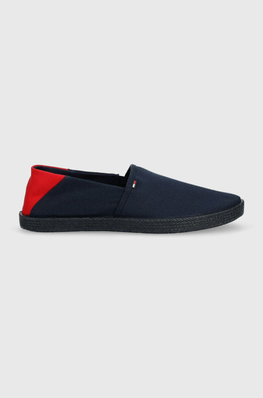 Tommy Jeans Espadrilky ESPADRILLE čierna farba EM0EM01150 - Pepit.sk