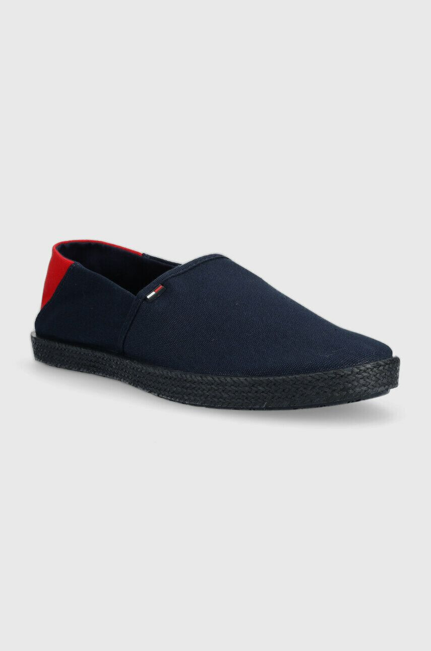 Tommy Jeans Espadrilky ESPADRILLE čierna farba EM0EM01150 - Pepit.sk