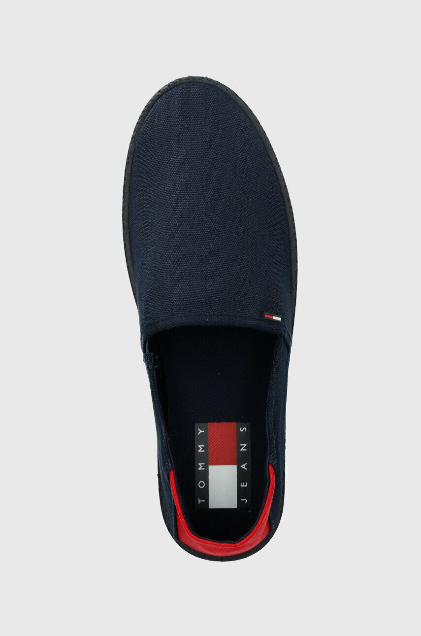 Tommy Jeans Espadrilky ESPADRILLE čierna farba EM0EM01150 - Pepit.sk