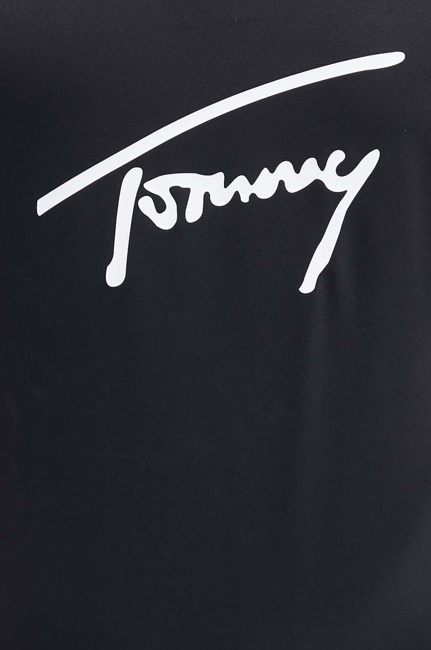 Tommy Jeans Jednodielne plavky čierna farba mäkké košíky - Pepit.sk