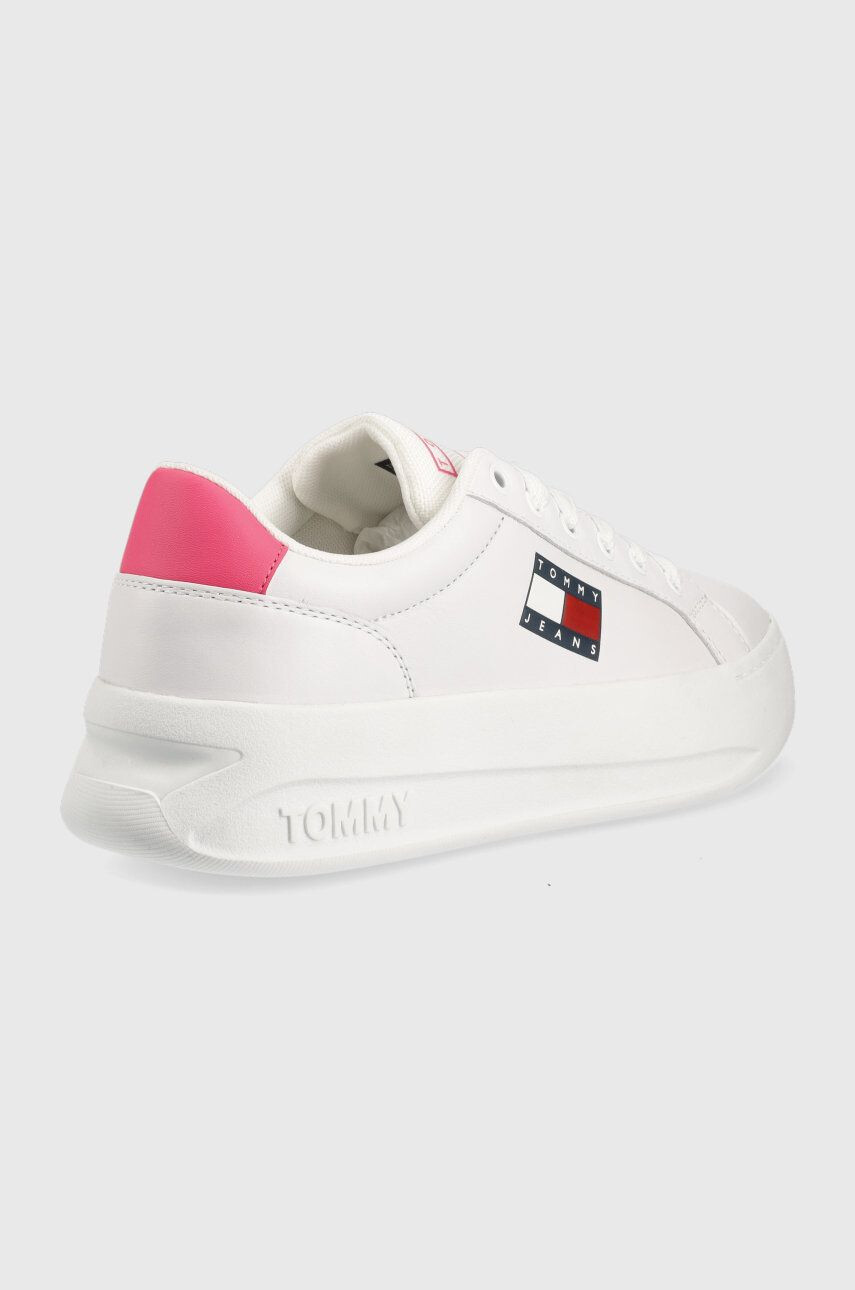 Tommy Jeans Kožené tenisky City Flatform - Pepit.sk