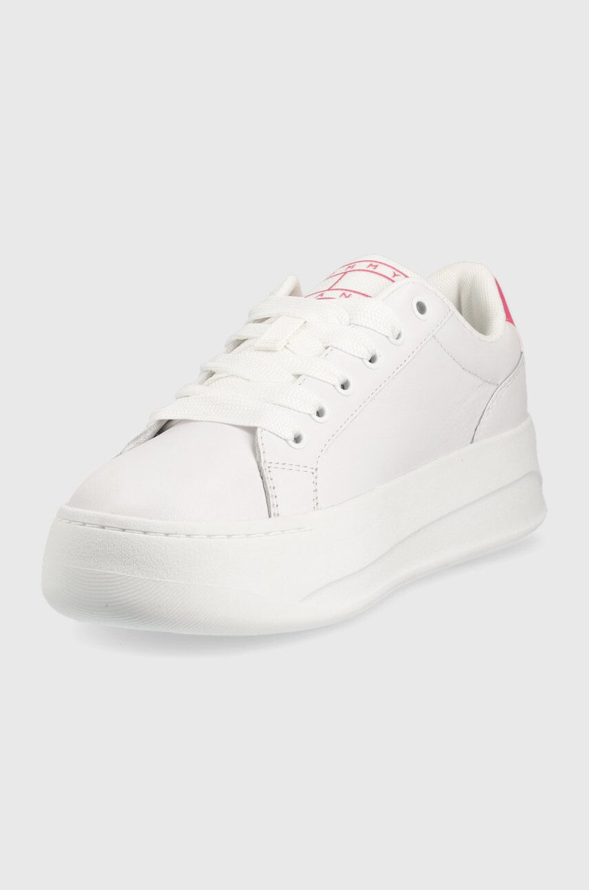 Tommy Jeans Kožené tenisky City Flatform - Pepit.sk