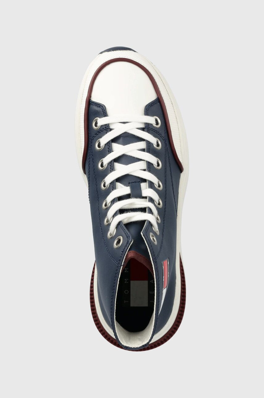 Tommy Jeans Kožené tenisky Tj Mens Cleat Run - Pepit.sk