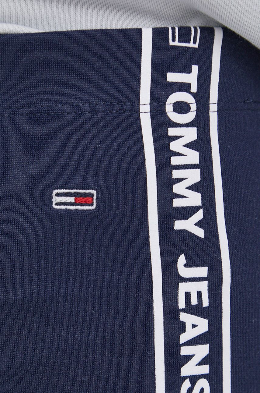 Tommy Jeans Legíny dámske tmavomodrá farba s potlačou - Pepit.sk