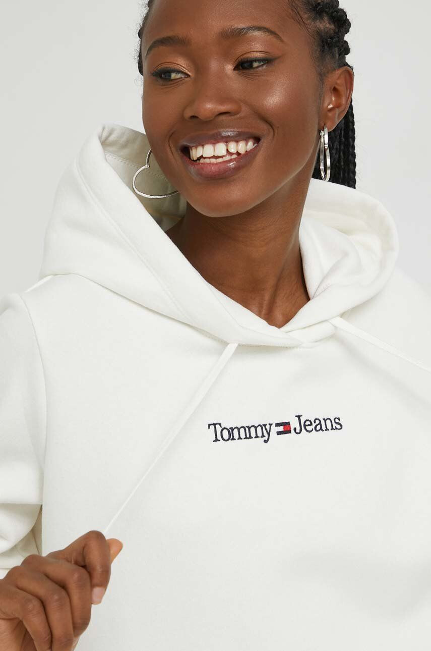 Tommy Jeans Mikina pánska tmavomodrá farba s kapucňou s nášivkou - Pepit.sk