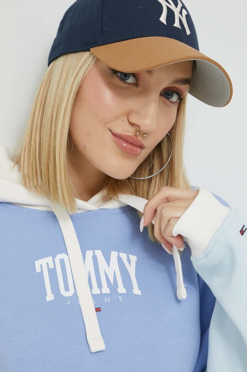 Tommy Jeans Mikina dámska s kapucňou vzorovaná - Pepit.sk