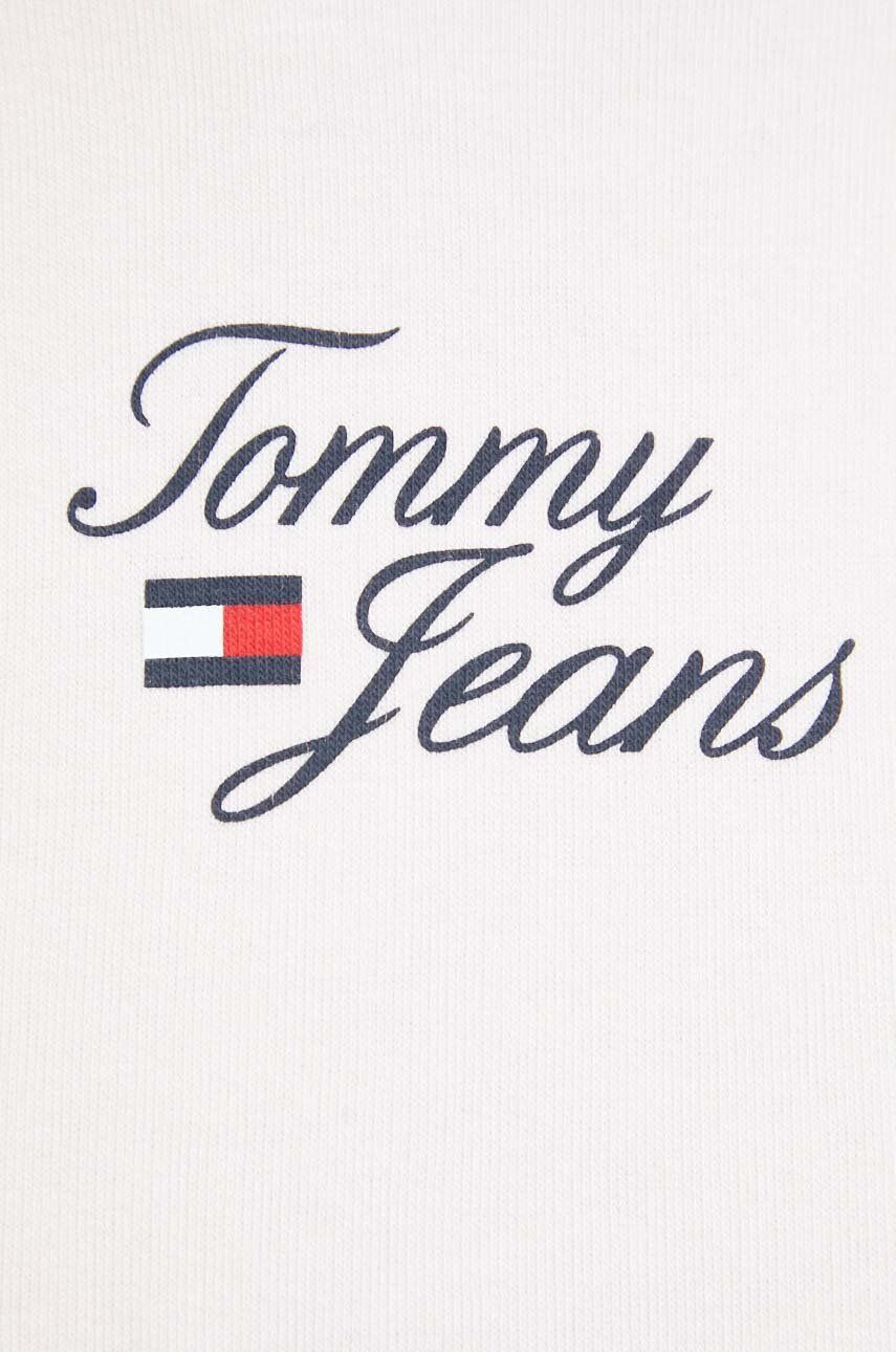 Tommy Jeans Mikina dámska ružová farba s kapucňou s potlačou - Pepit.sk