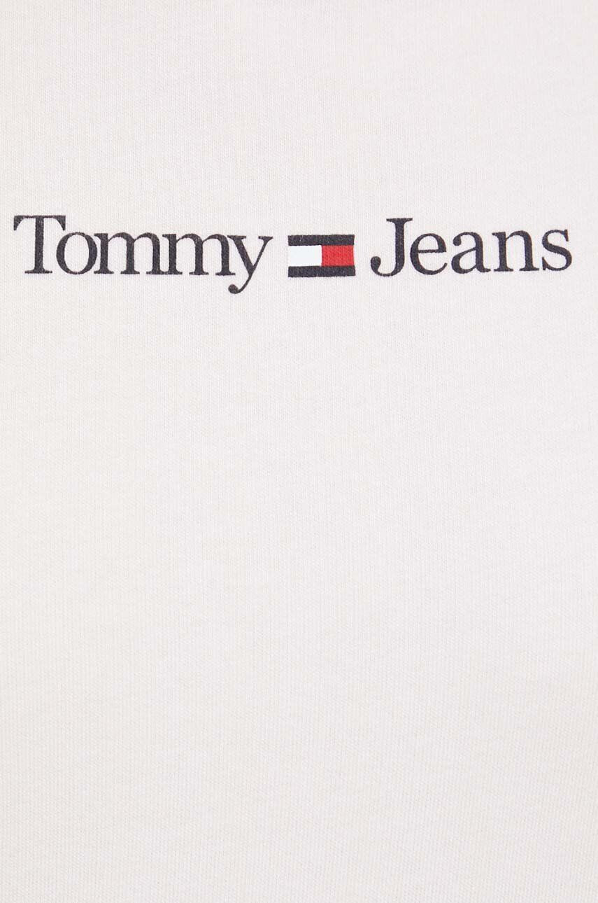 Tommy Jeans Mikina dámska ružová farba s kapucňou s potlačou - Pepit.sk