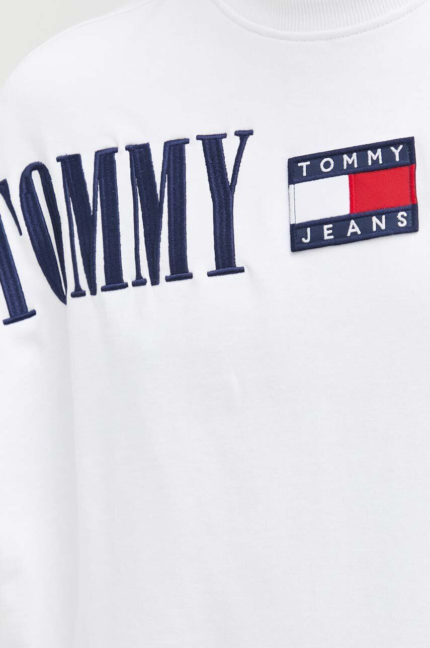 Tommy Jeans Mikina dámska zelená farba s nášivkou - Pepit.sk