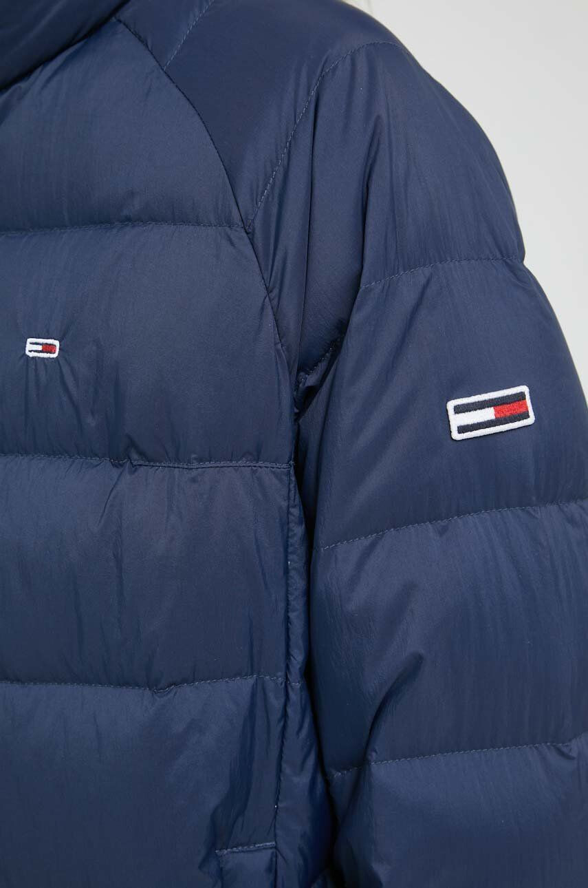 Tommy Jeans Páperová bunda dámska béžová farba prechodná - Pepit.sk