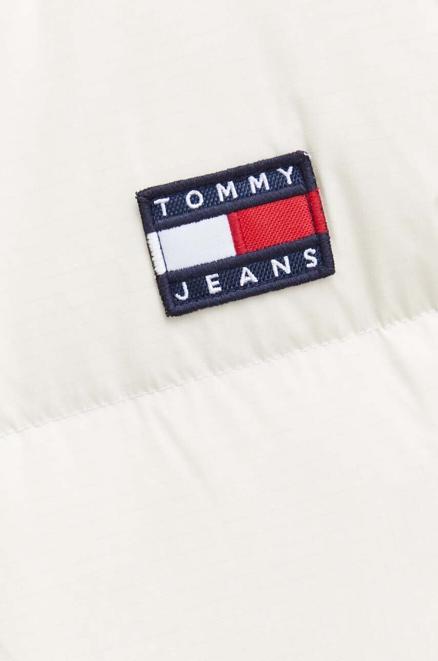 Tommy Jeans Páperová bunda dámska béžová farba zimná - Pepit.sk