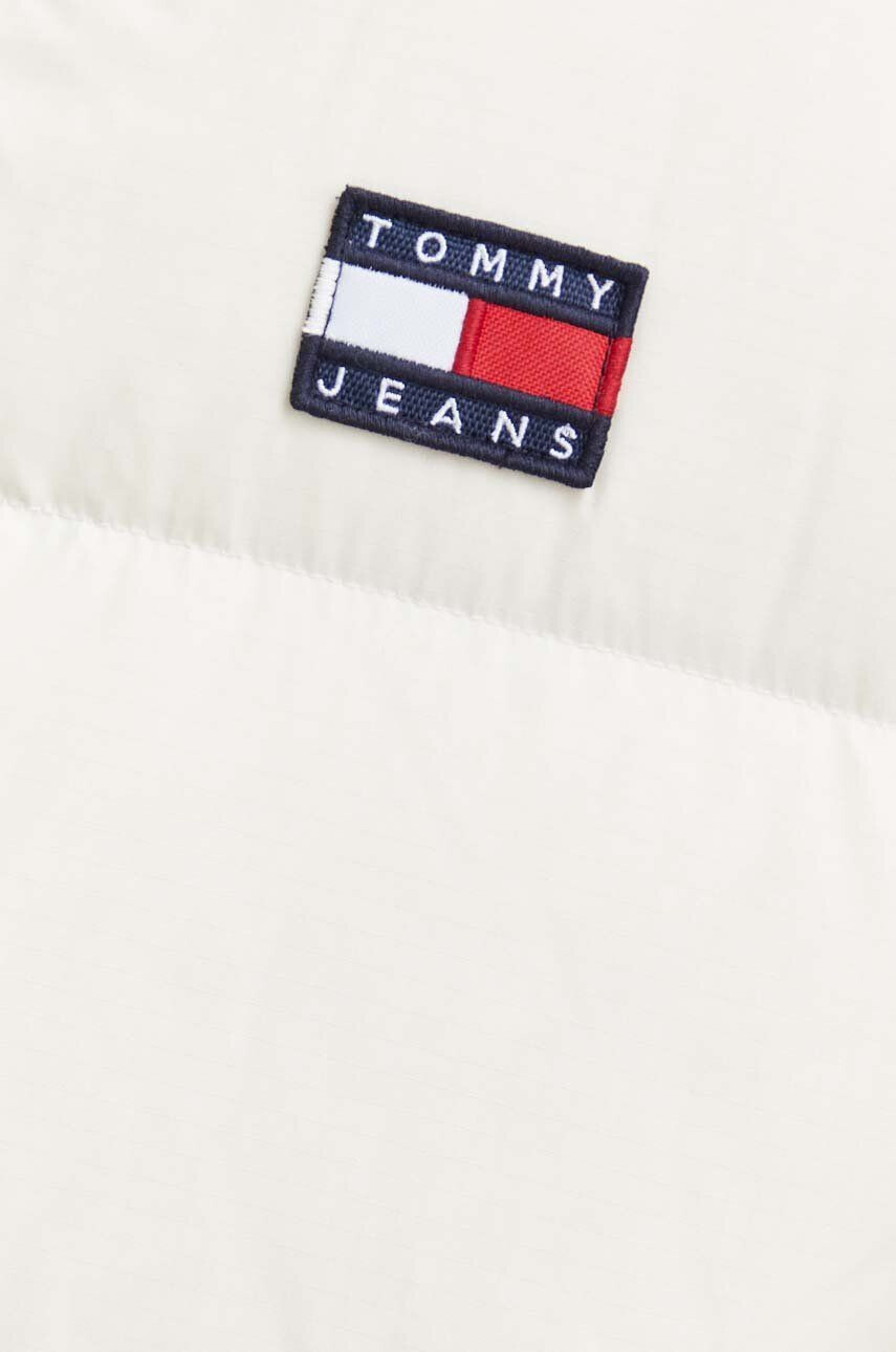 Tommy Jeans Páperová bunda dámska béžová farba zimná - Pepit.sk