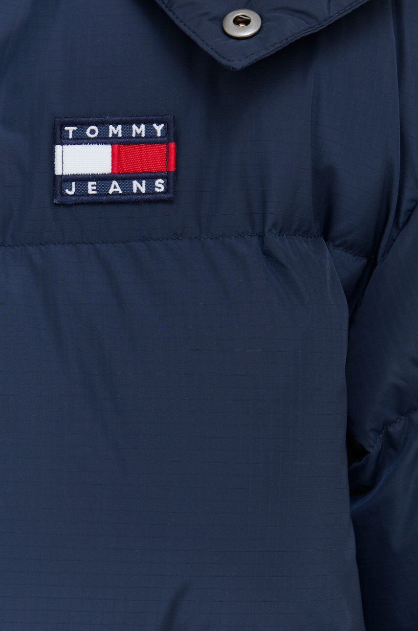 Tommy Jeans Prešívaná bunda dámska biela farba zimná - Pepit.sk