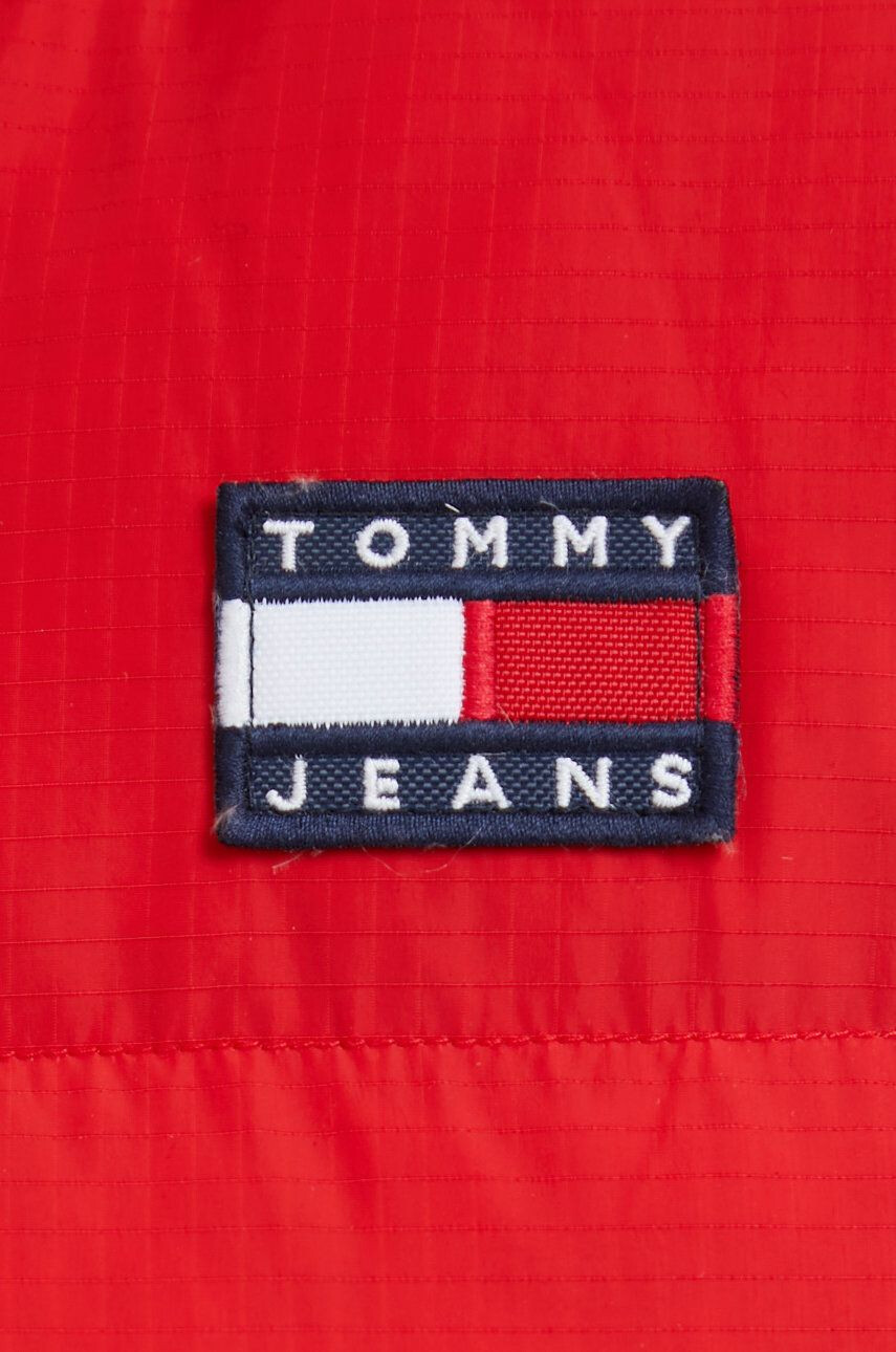 Tommy Jeans Prešívaná bunda dámska zelená farba zimná - Pepit.sk