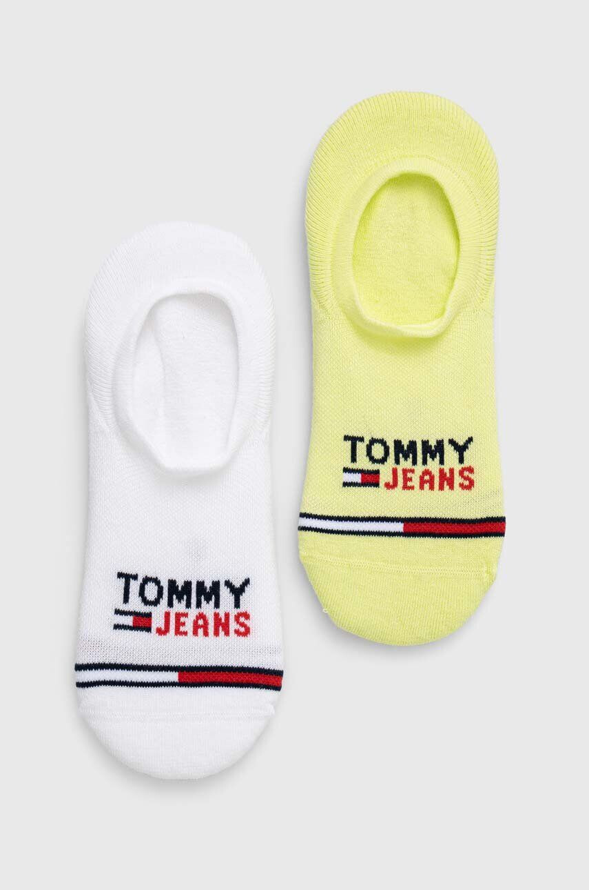 Tommy Jeans Ponožky 2-pak béžová farba - Pepit.sk