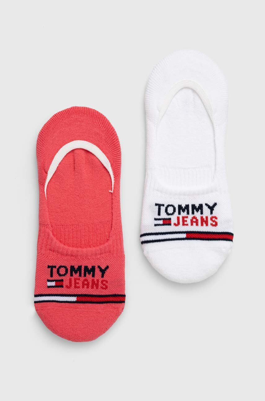 Tommy Jeans Ponožky ružová farba - Pepit.sk