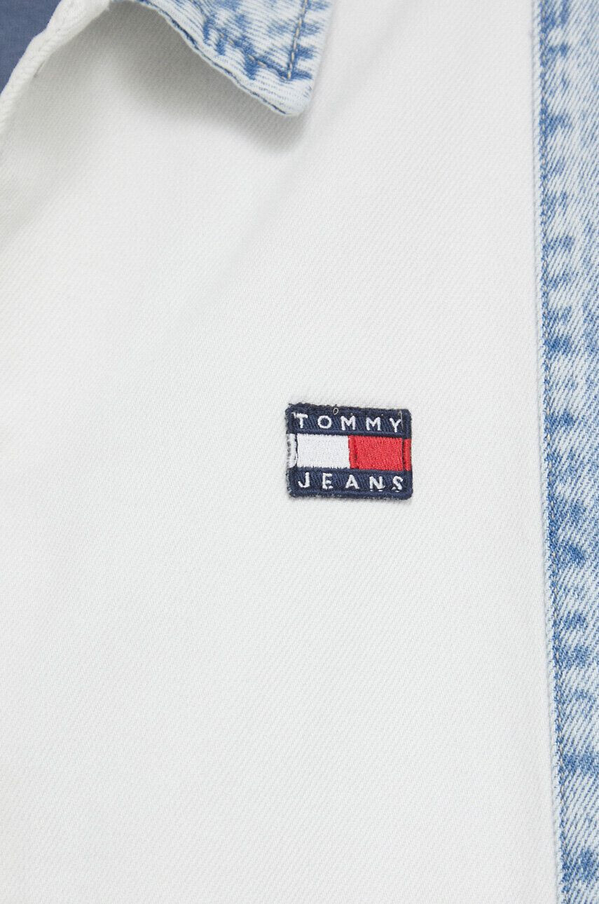 Tommy Jeans Rifľová bunda pánska prechodná - Pepit.sk