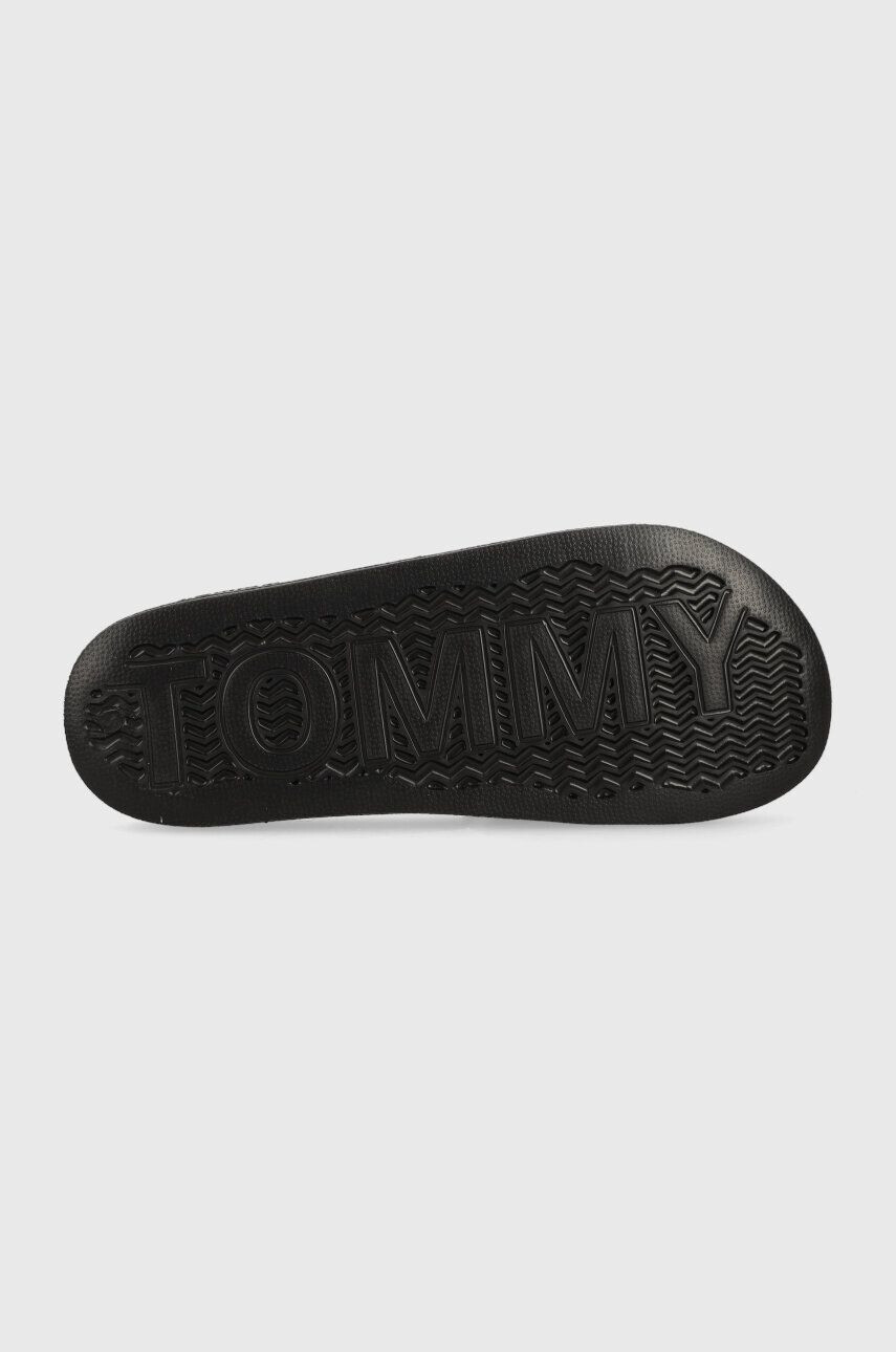 Tommy Jeans Šľapky TJM POOL SLIDE pánske čierna farba EM0EM01229 - Pepit.sk