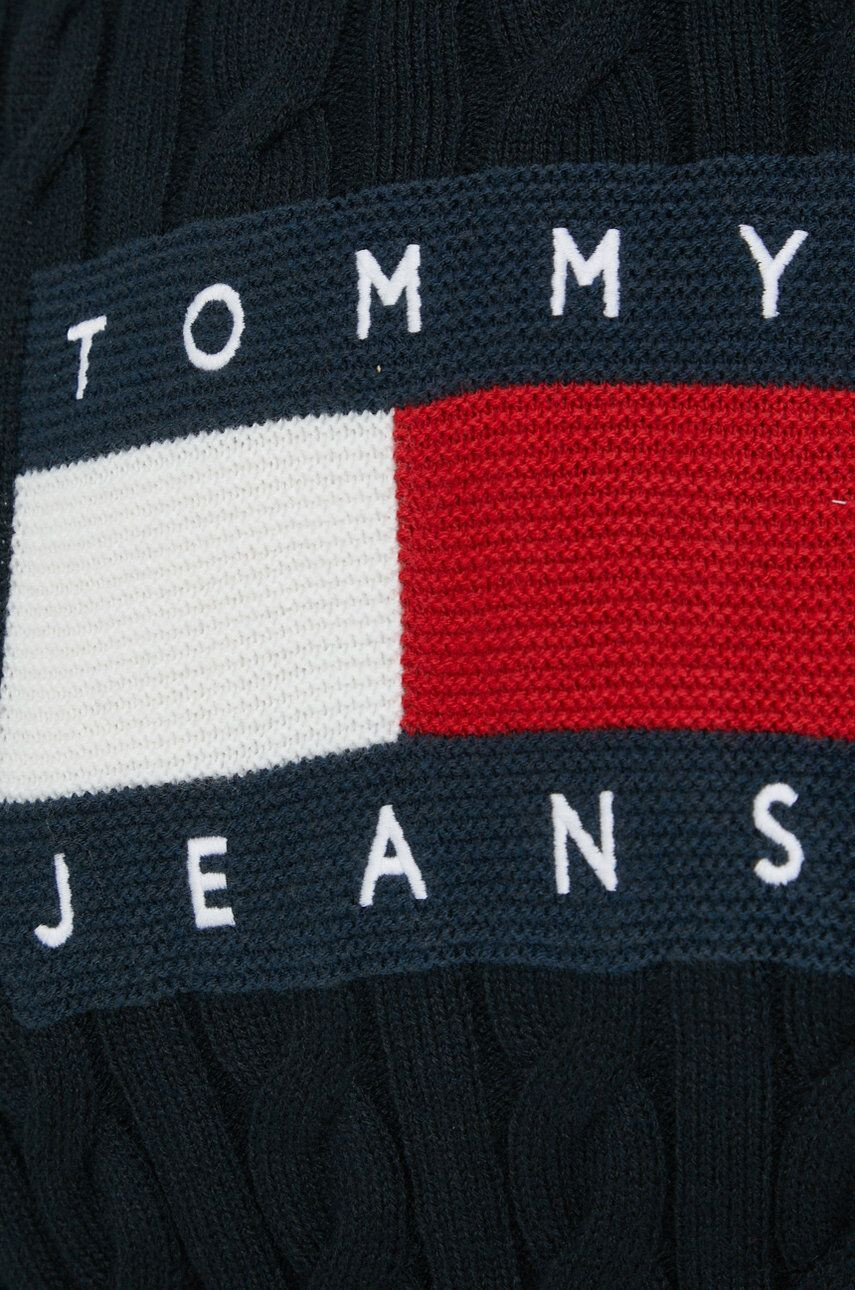 Tommy Jeans Sveter dámsky čierna farba - Pepit.sk