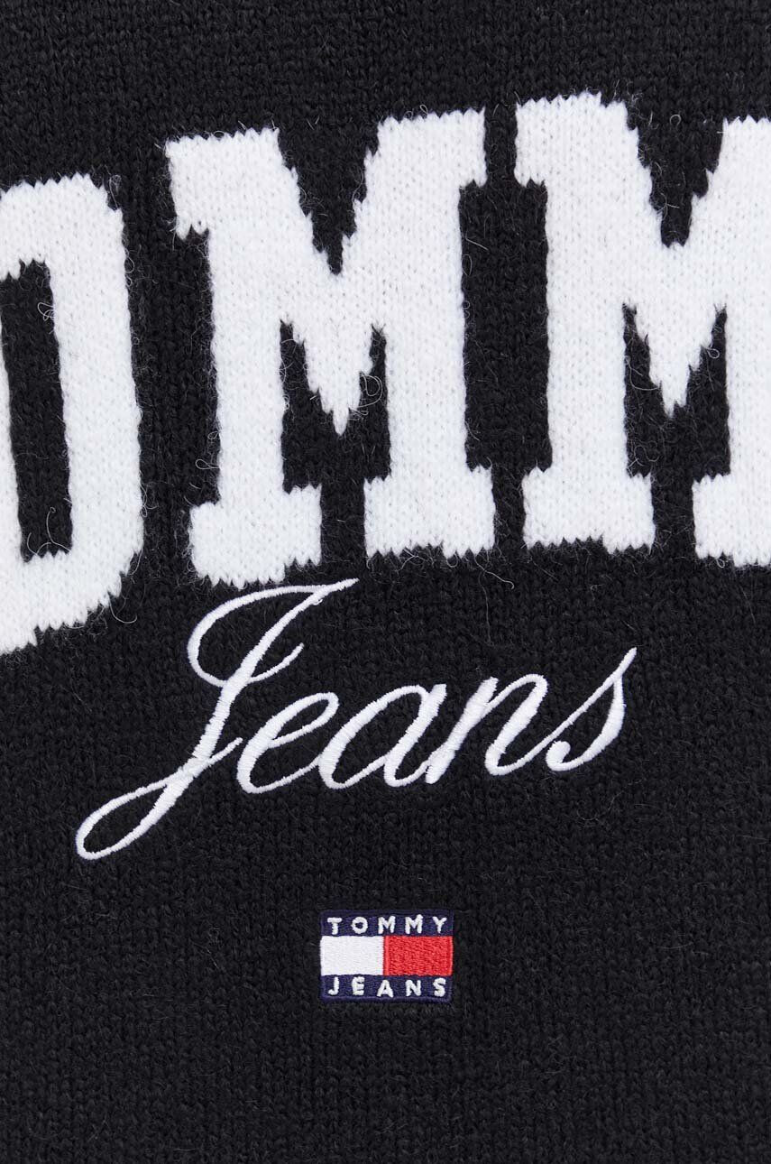 Tommy Jeans Sveter pánsky čierna farba - Pepit.sk