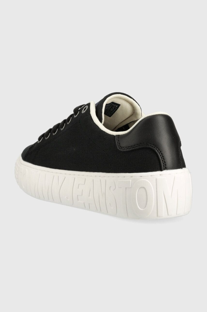 Tommy Jeans Tenisky CANVAS OUTSOLE čierna farba EM0EM01160 - Pepit.sk