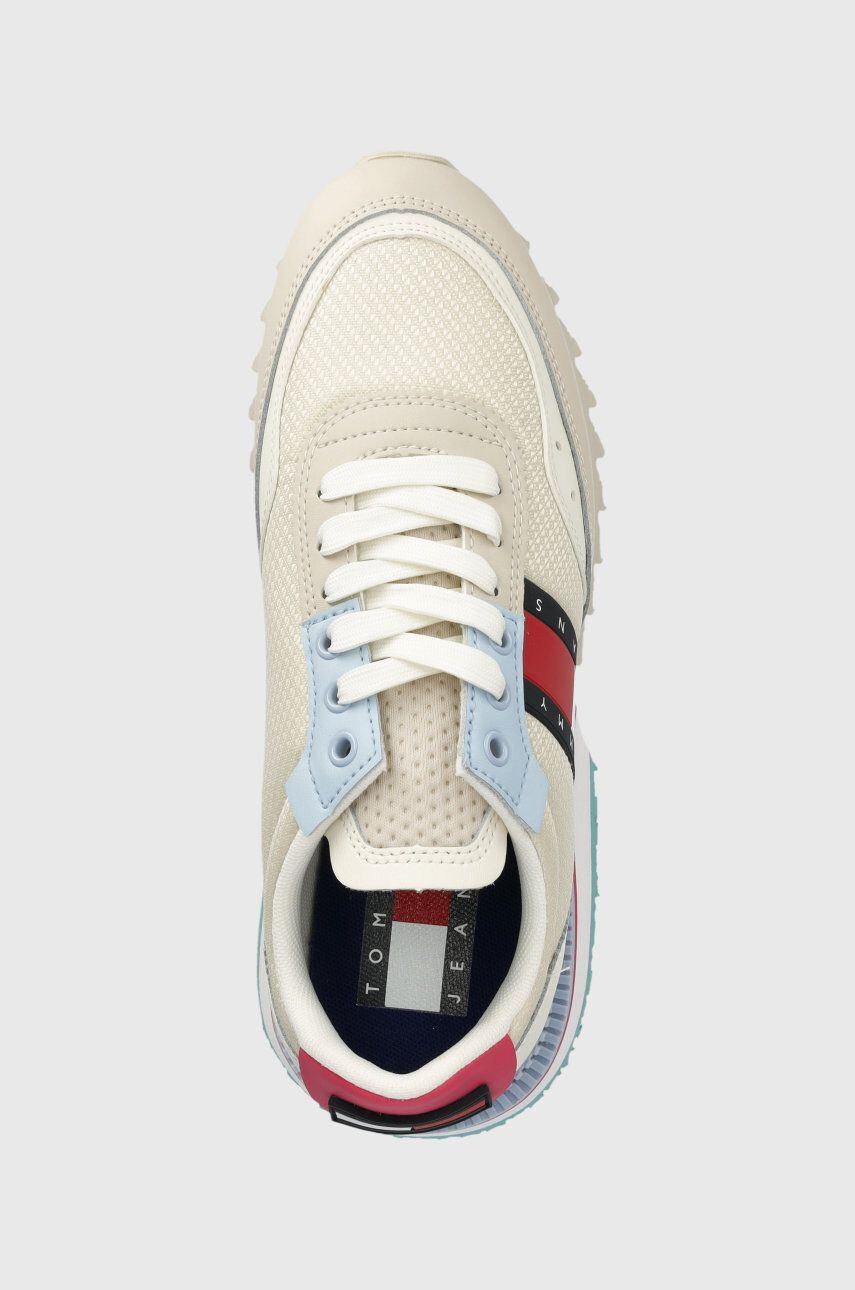 Tommy Jeans Tenisky En0en02055 Cleat Low béžová farba - Pepit.sk