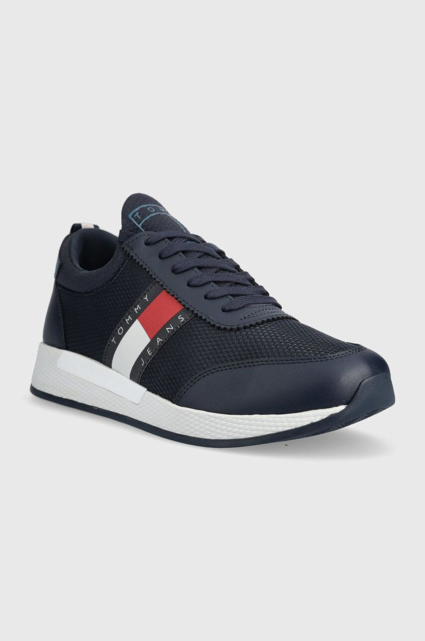 Tommy Jeans Tenisky FLEXI RUNNER čierna farba EM0EM01409 - Pepit.sk