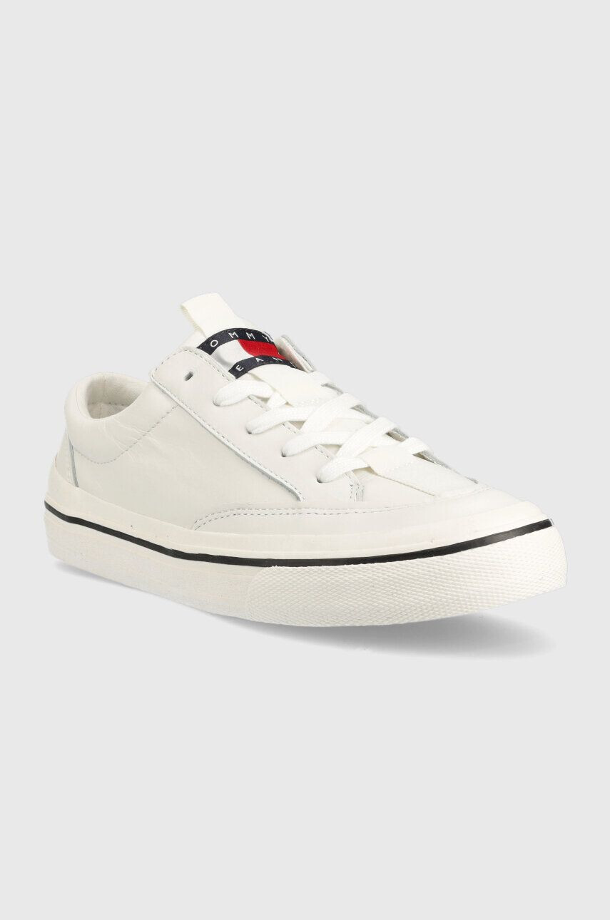 Tommy Jeans Tenisky LEATHER VULC ESS biela farba EN0EN01932 - Pepit.sk