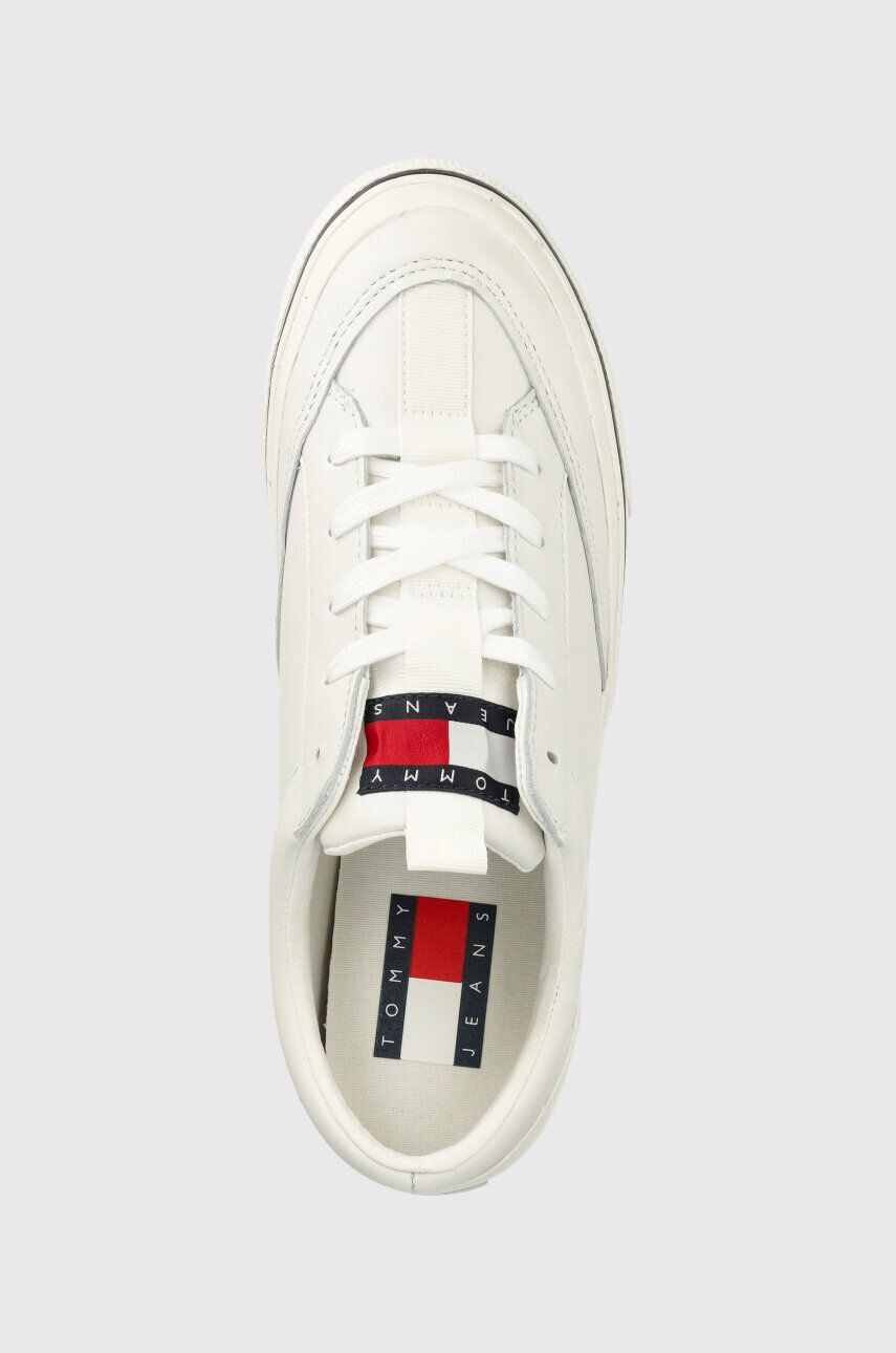 Tommy Jeans Tenisky LEATHER VULC ESS biela farba EN0EN01932 - Pepit.sk