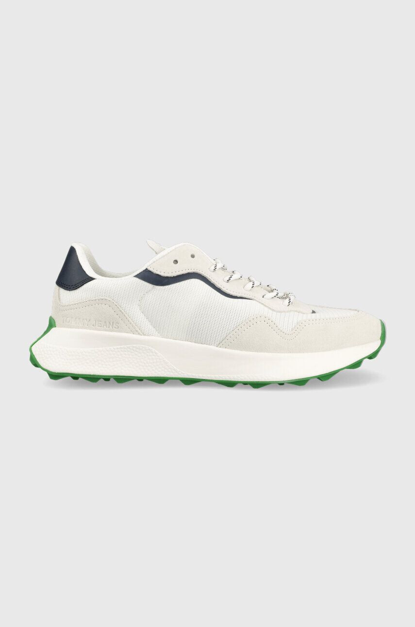 Tommy Jeans Tenisky RUNNER OUTSOLE biela farba EM0EM01176 - Pepit.sk