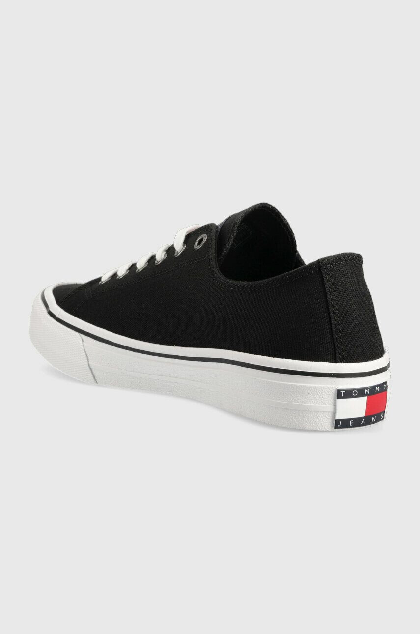 Tommy Jeans Tenisky SKATE CANVAS ESS pánske čierna farba EM0EM01175 - Pepit.sk