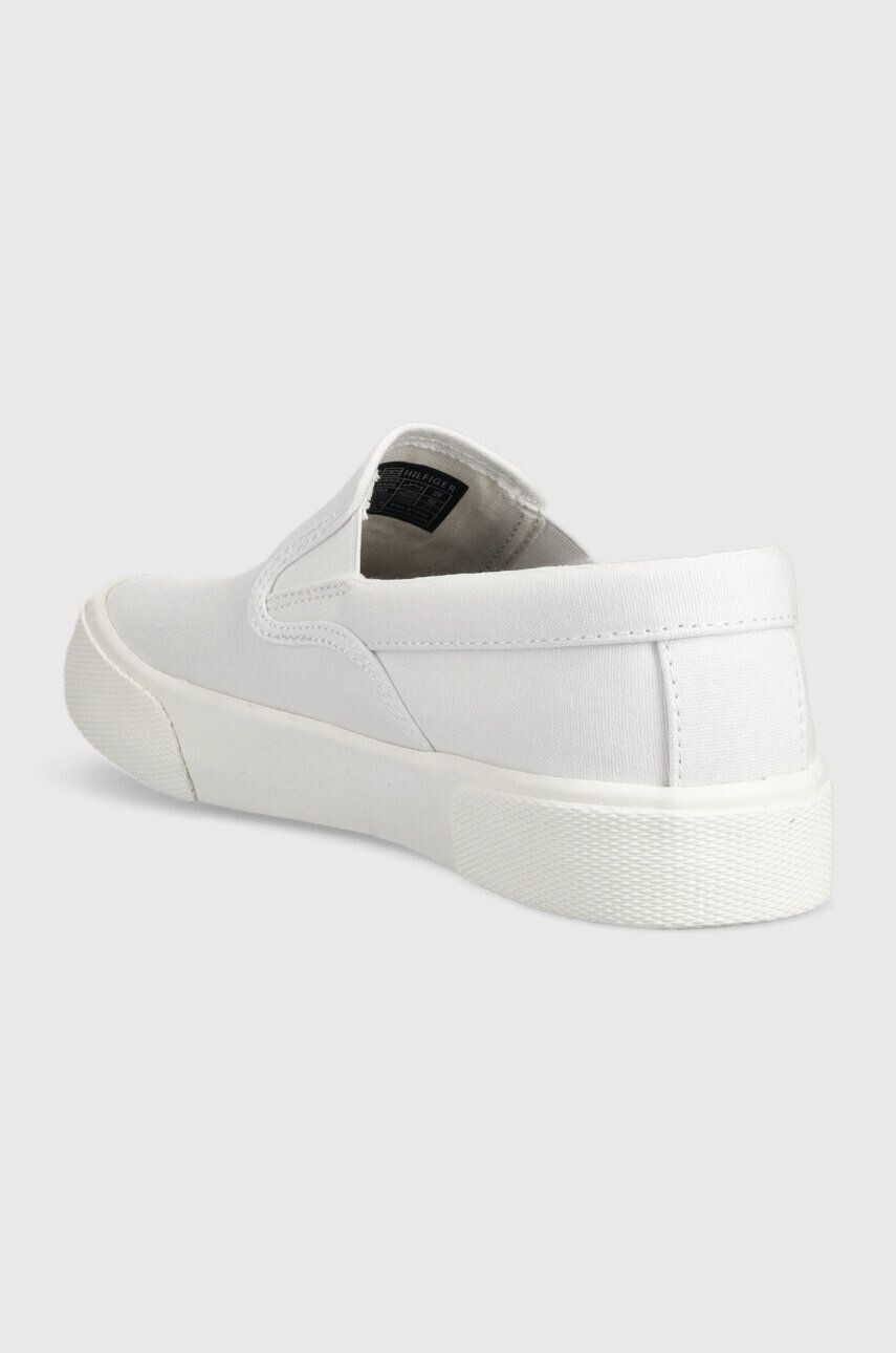 Tommy Jeans Tenisky SLIP-ON SIGNATURE DETAILING dámske biela farba EN0EN02088 - Pepit.sk